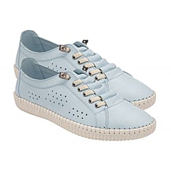 LOTUS Leather Kamari Womens Casual Shoes (Size 3) - Navy