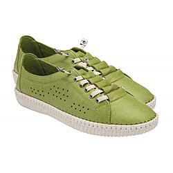 LOTUS Leather Kamari Womens Casual Shoes (Size 3) - Navy