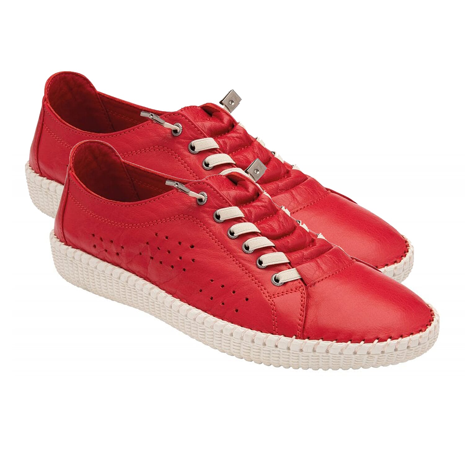 LOTUS Leather Kamari Womens Casual Shoes (Size 6) - Red