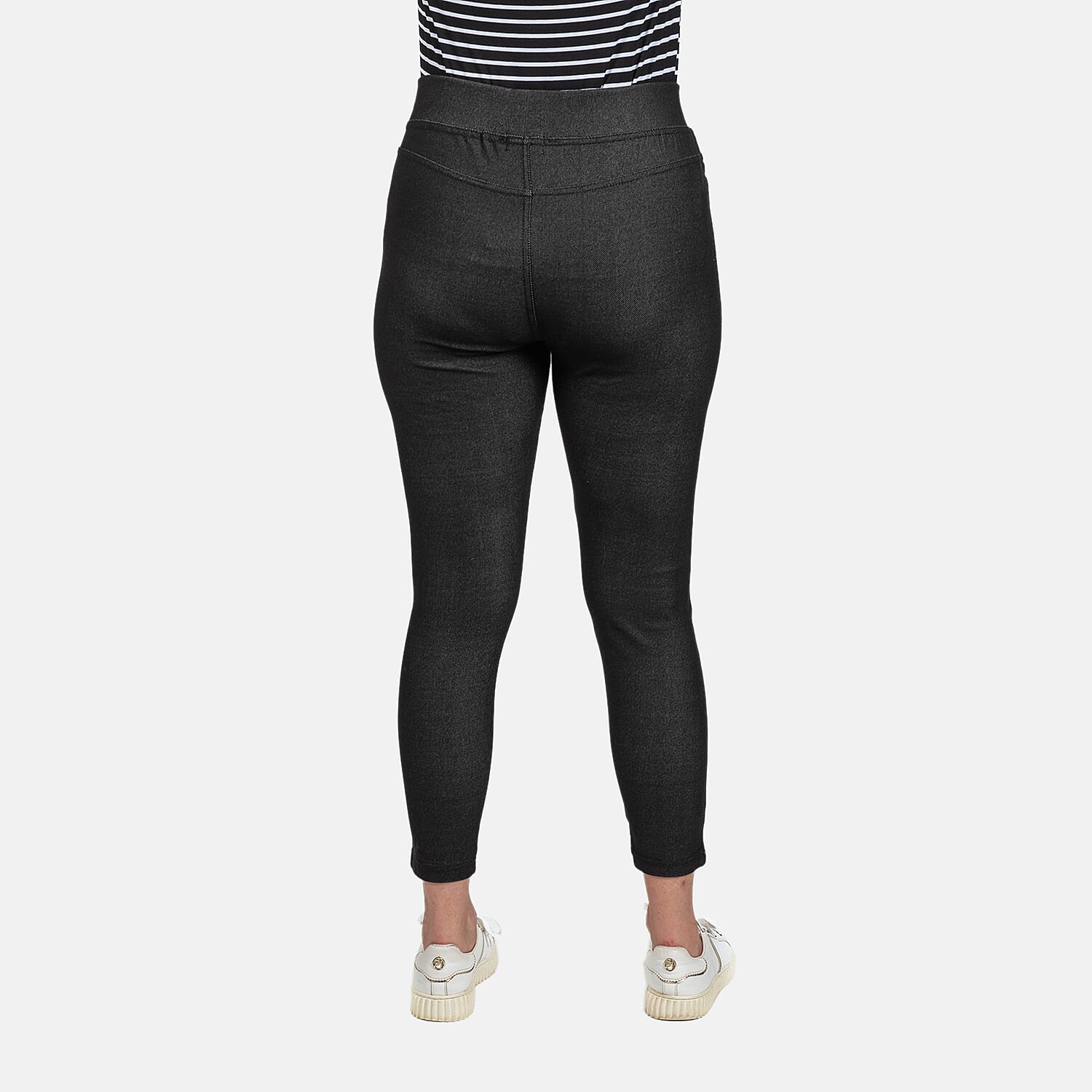 Denim Leggings - Black