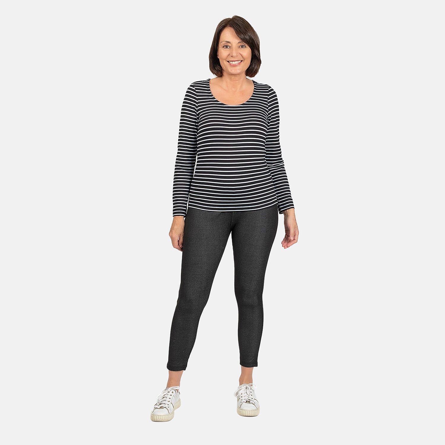 Denim Leggings - Black