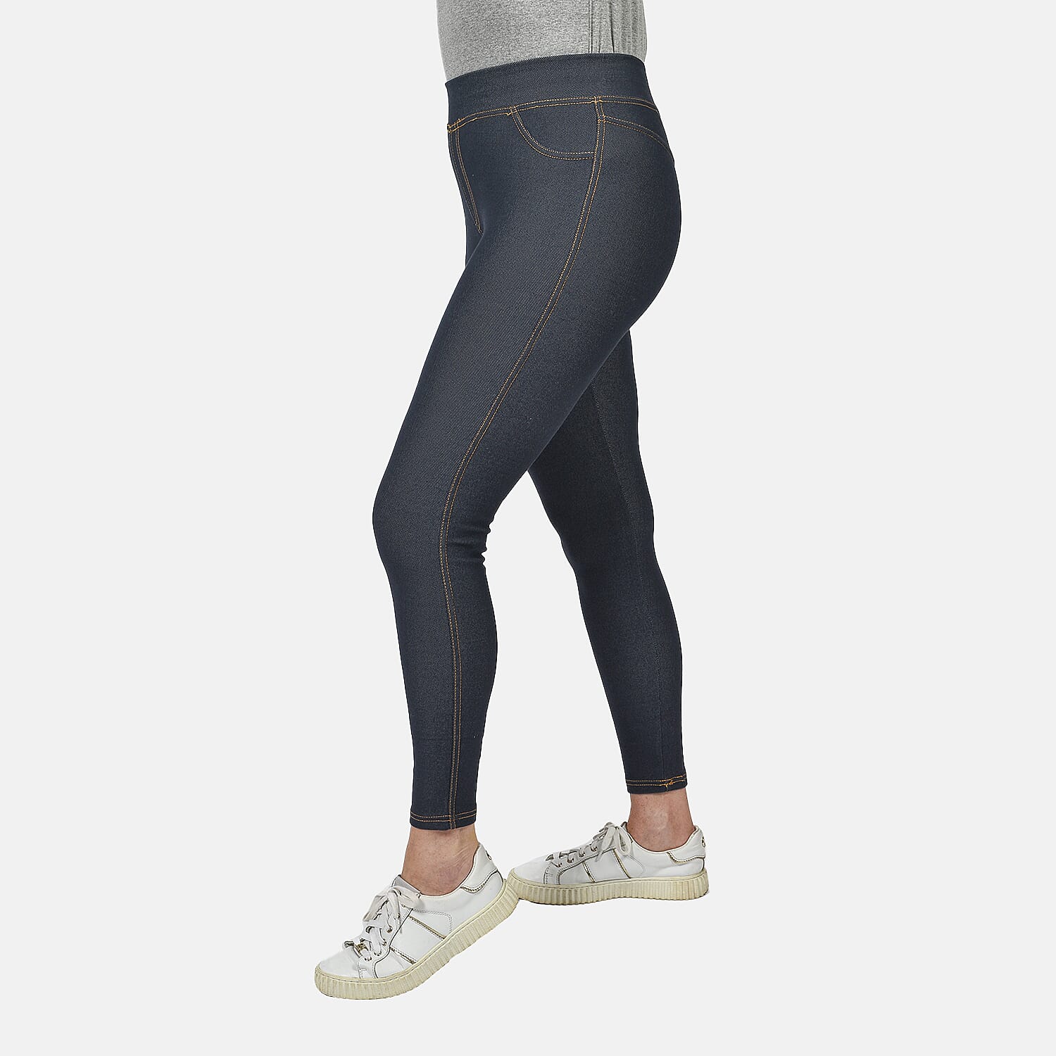 Denim Leggings - Black