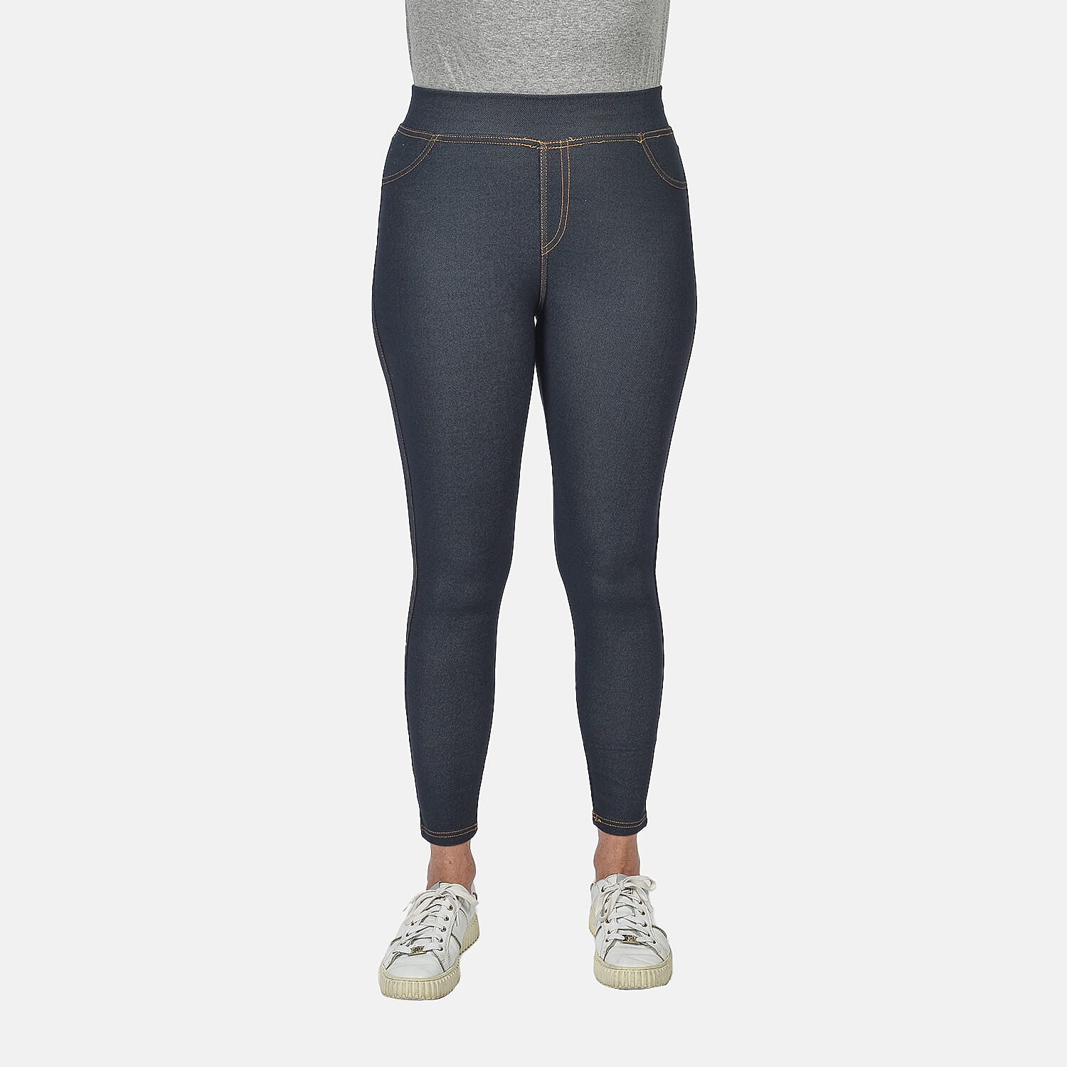 Denim Leggings - Black