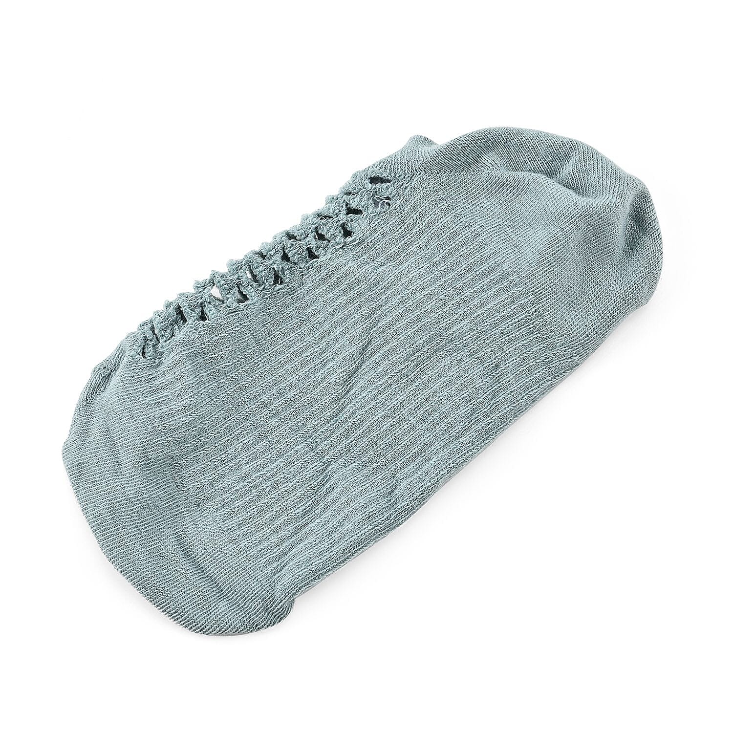 Set of 20 Pairs Socks (Incl. 5 Pairs of Flip Flop, Mesh Designed, Floral & Low-Cut Socks) - Multi