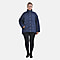 Tamsy Long Sleeve Padded Warm Coat with Two Exterior Pockets (Size M 12-14) - Navy