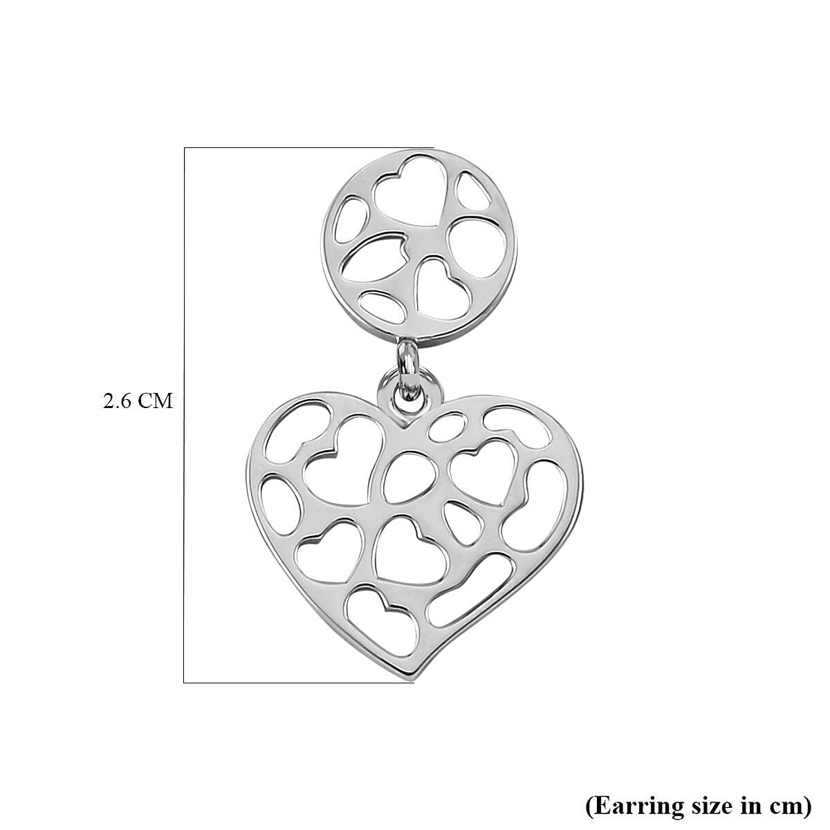 Rachel Galley Love Lattice Collection - Rhodium Overlay Sterling Silver Dangle Earrings