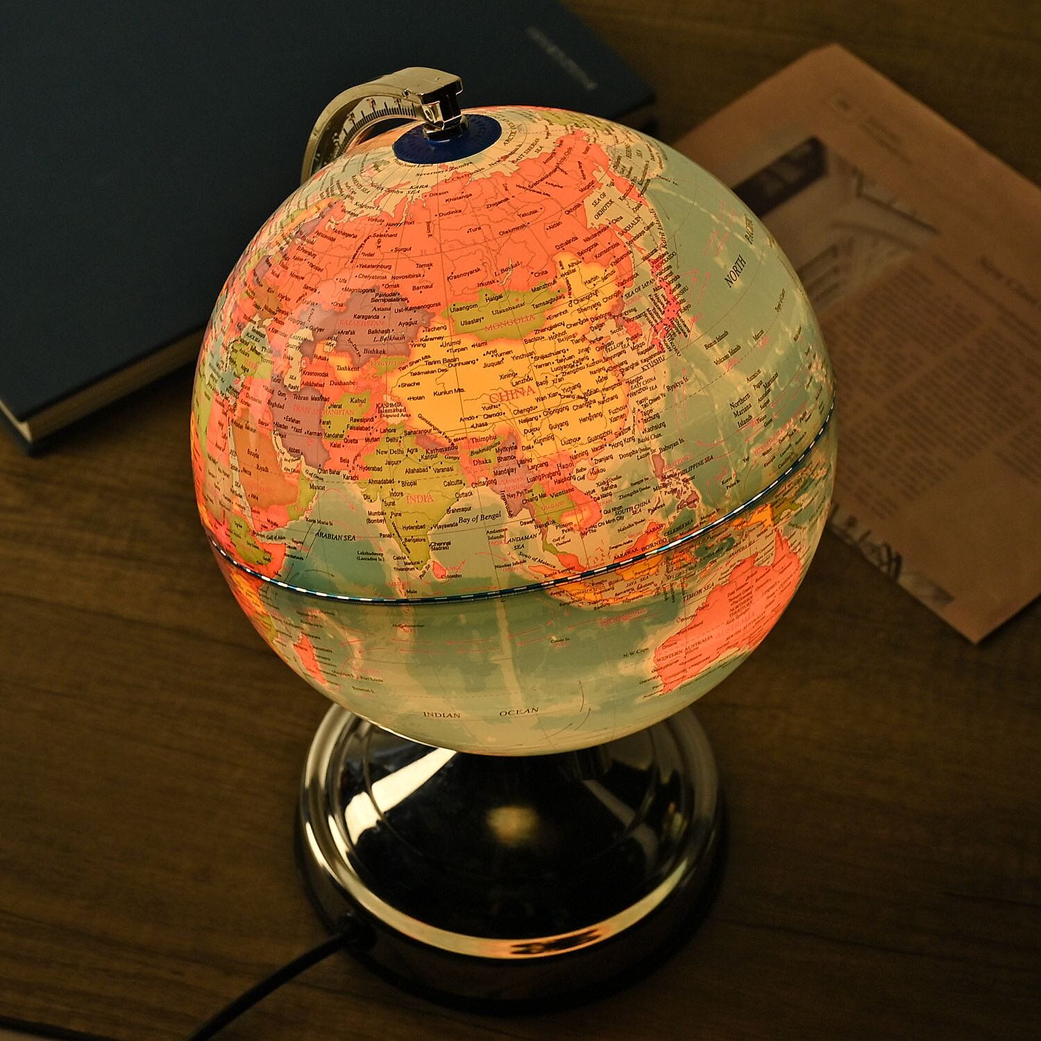 World globe touch lamp store