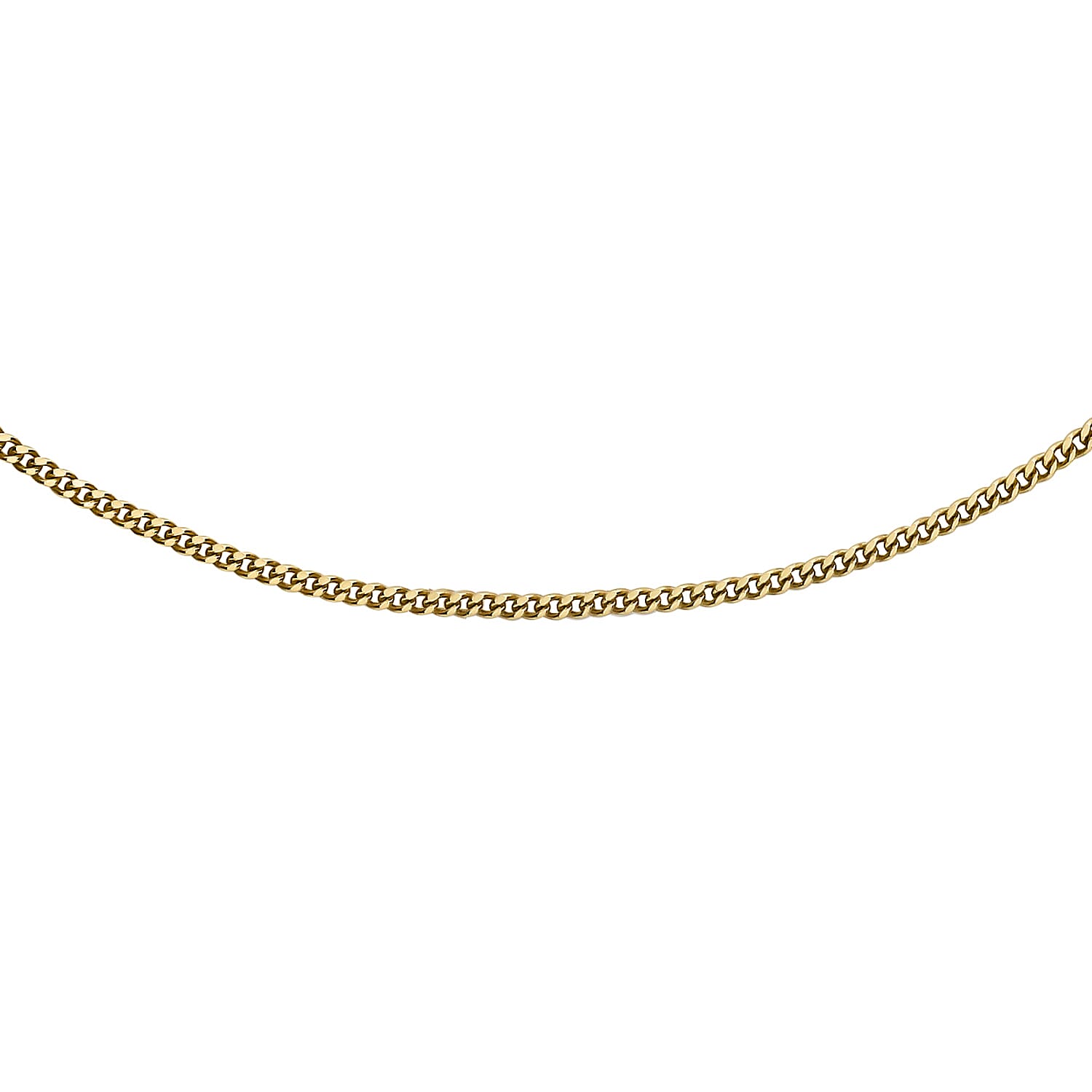 18K Yellow Gold  Chain (Size - 16),  Gold Wt. 1 Gms