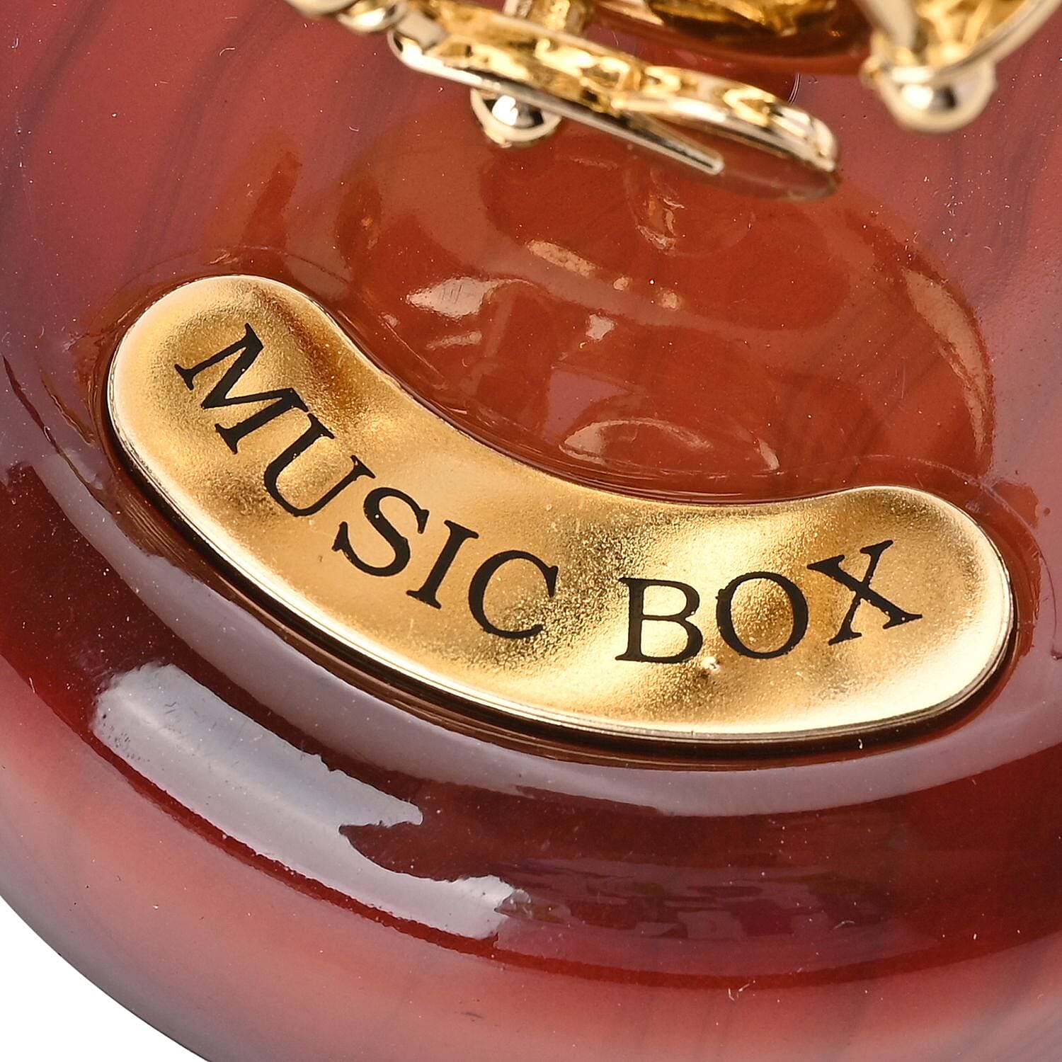 Saxophone Shaped Mechanical Music Box (Size 20x13x9 cm)