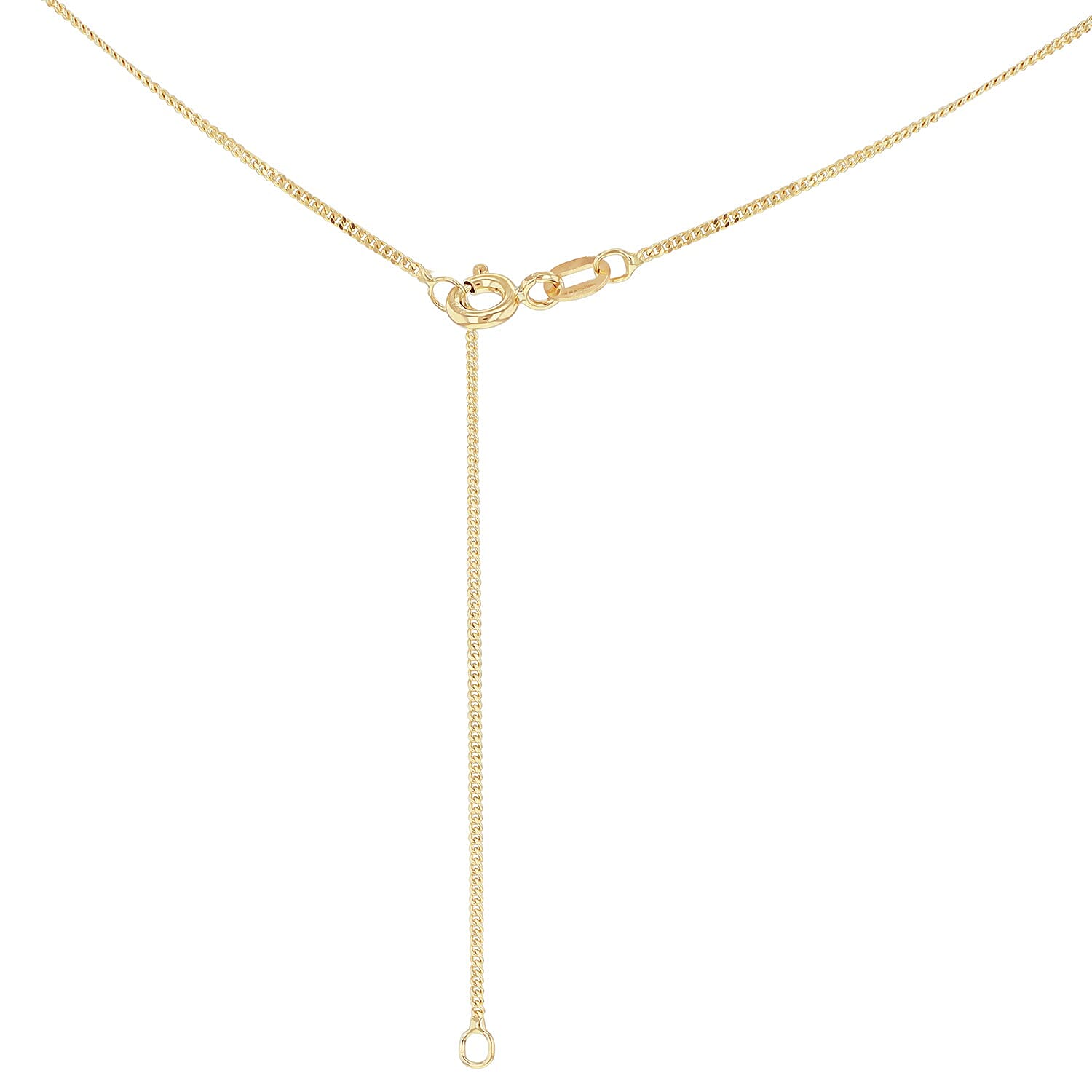 18K Yellow Gold  Chain (Size - 16),  Gold Wt. 1.6 Gms