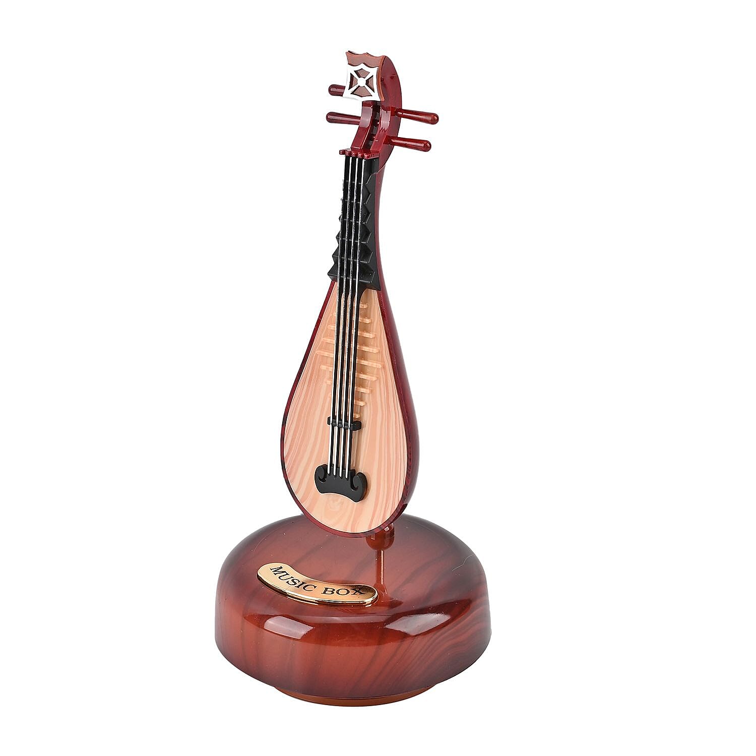 Musical Instrument (Size 9x9x20 cm) - Brown & Brown