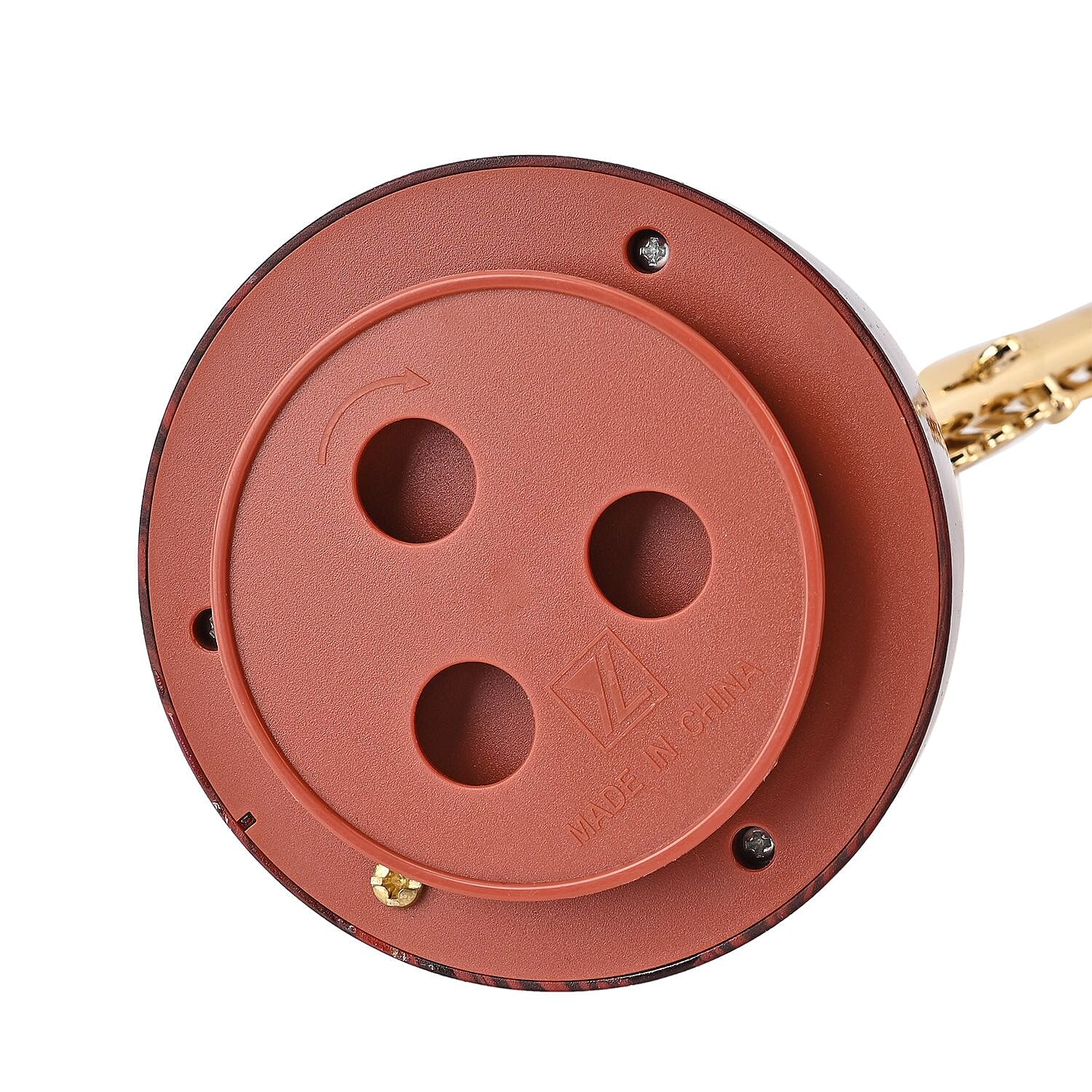 Lute Shape Mechanical Music Box - Brown