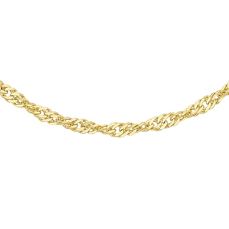 18K Yellow Gold  Chain (Size - 18),  Gold Wt. 1.3 Gms