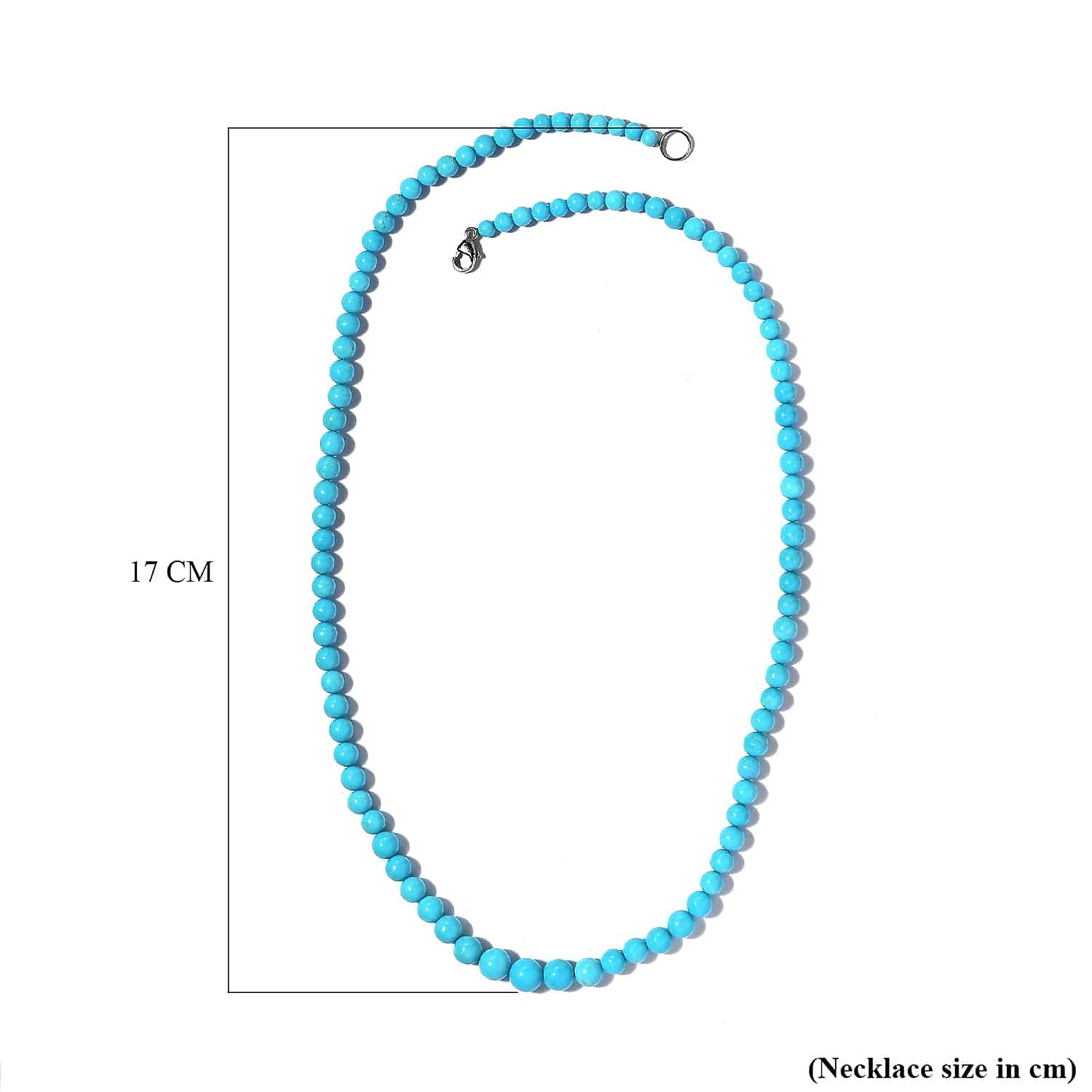 Sleeping beauty clearance turquoise bead necklace