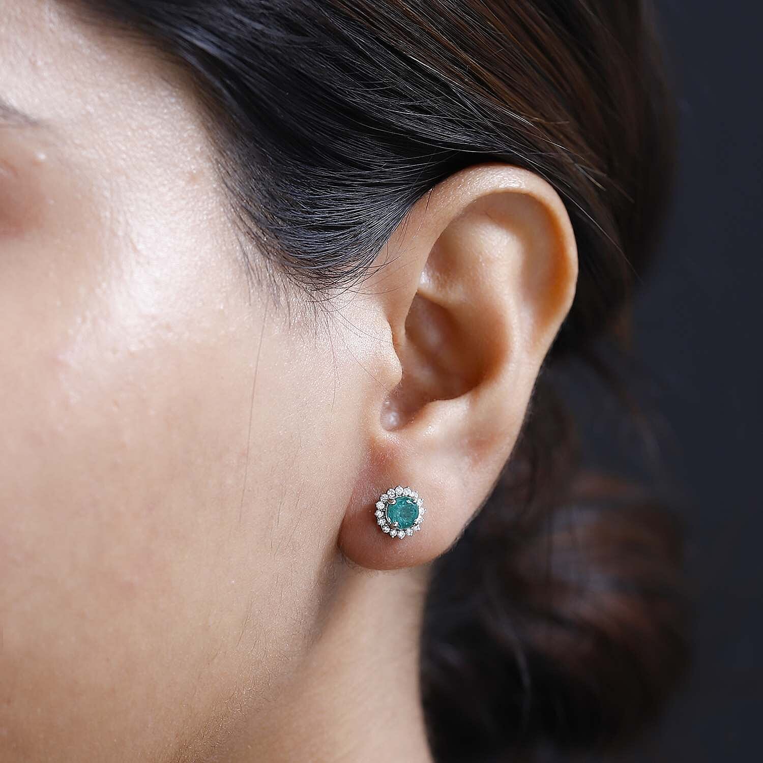 Tjc deals emerald earrings