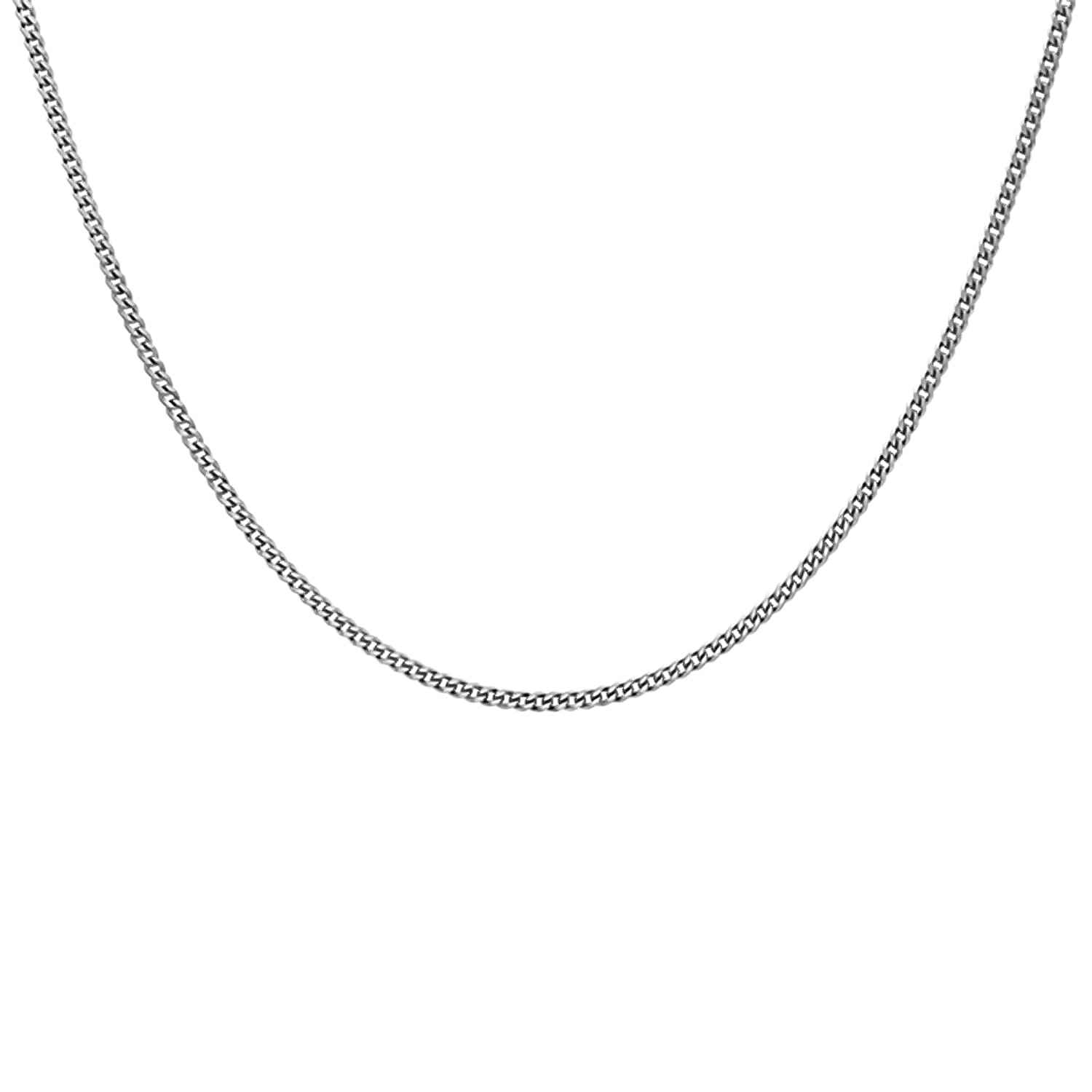 18K W Gold  Chain (Size - 18),  Gold Wt. 1.8 Gms