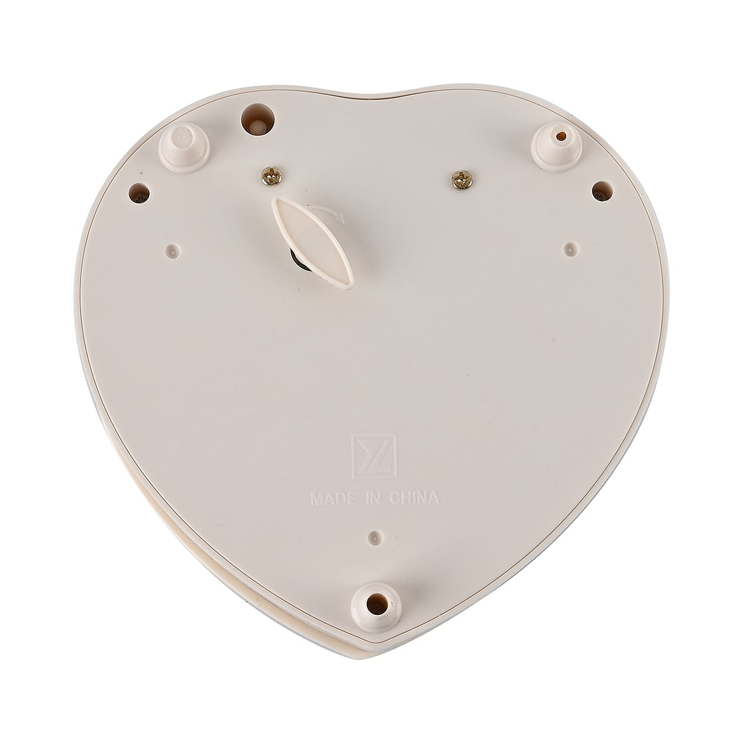 Heart Musical Jewellery Box (Size 13x13x8 cm) - White