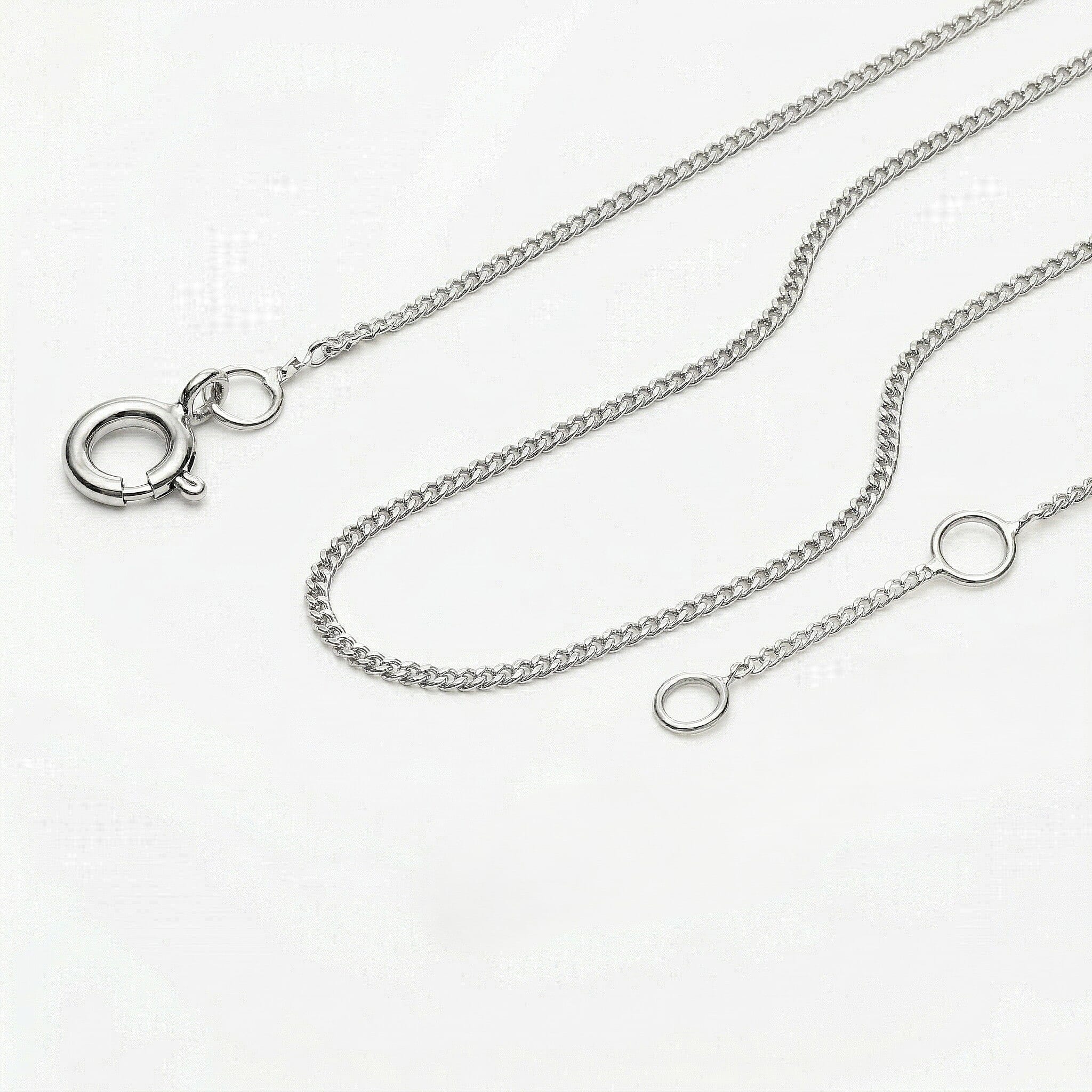 18K W Gold  Chain (Size - 20),  Gold Wt. 1.2 Gms