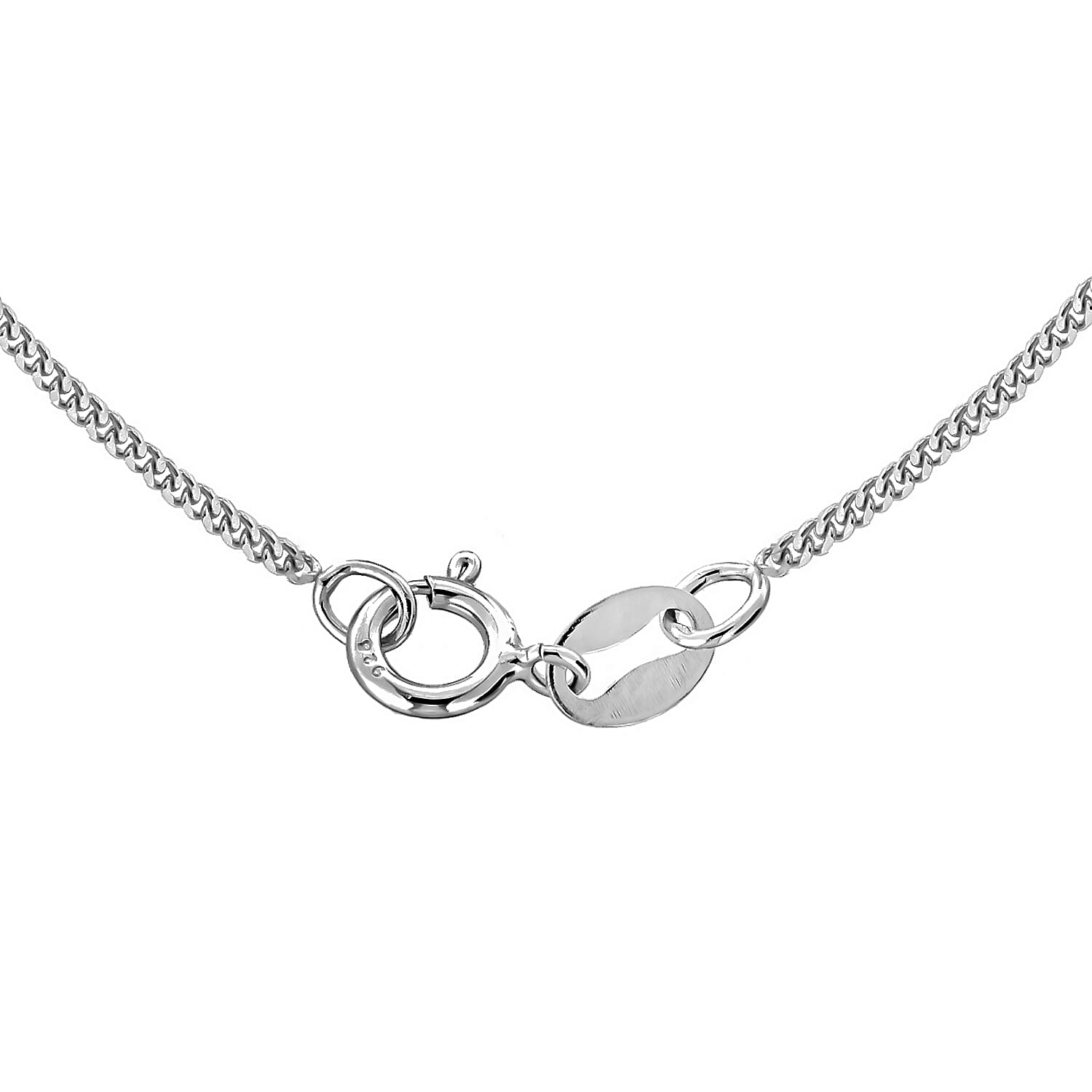 18K W Gold  Chain (Size - 16),  Gold Wt. 1 Gms