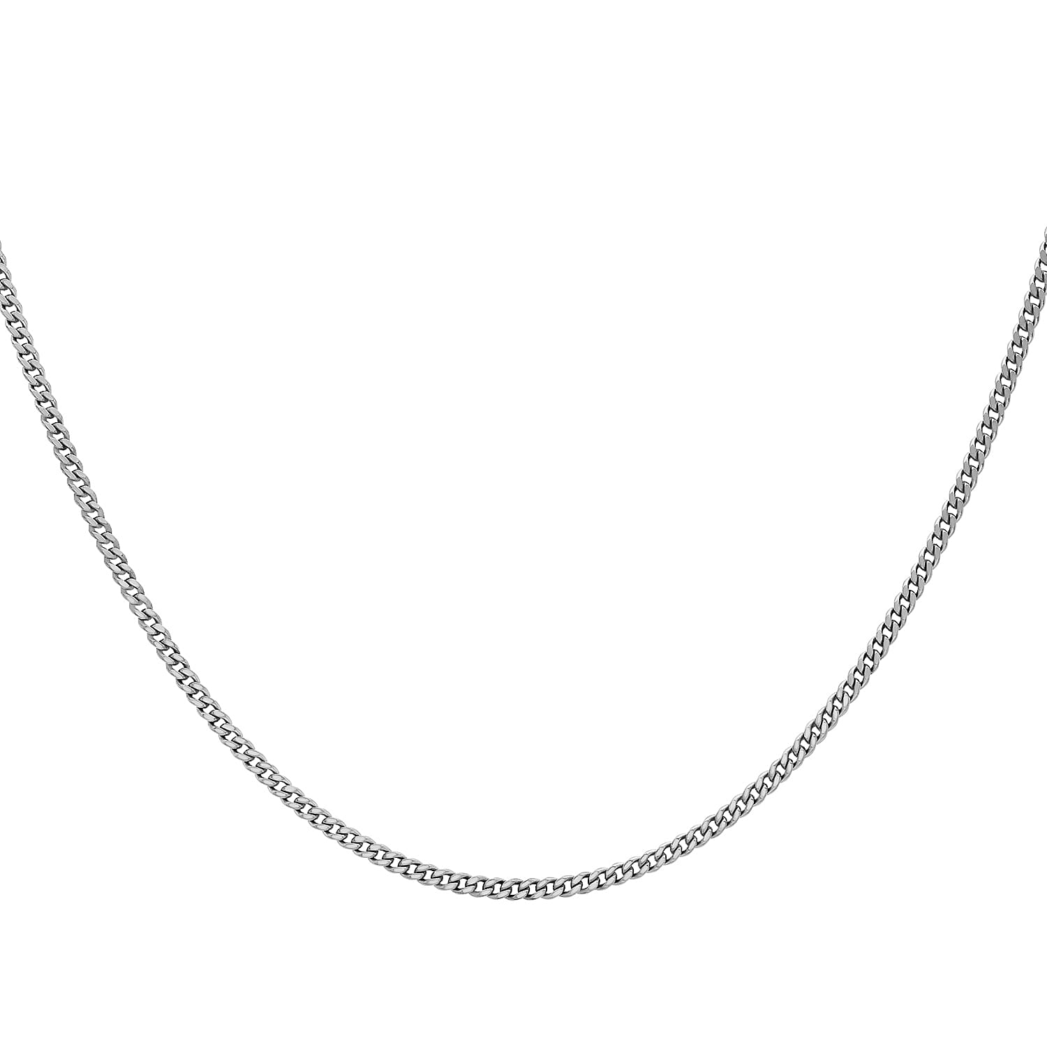 18K W Gold  Chain (Size - 18),  Gold Wt. 1.1 Gms