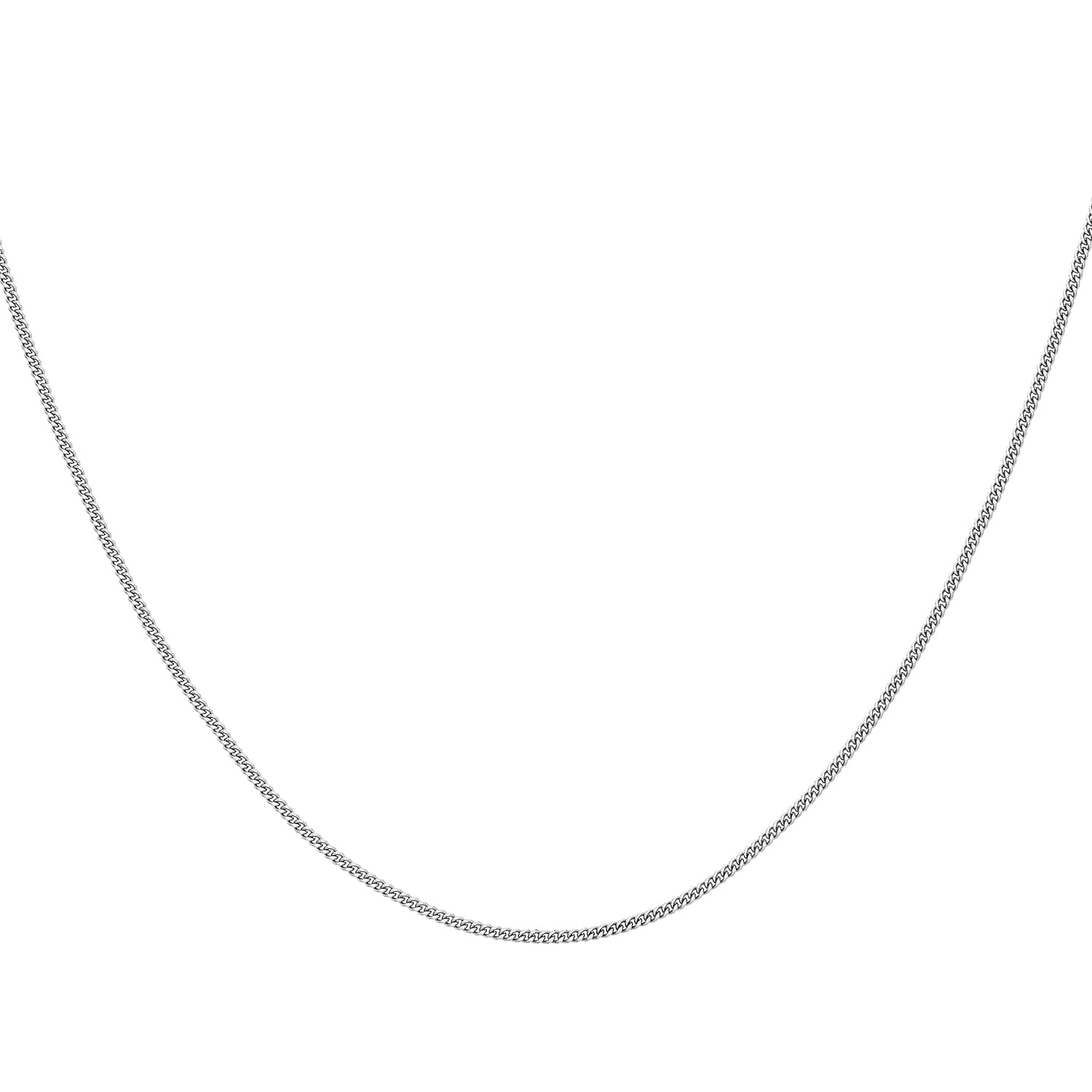 18K W Gold  Chain (Size - 20),  Gold Wt. 1.2 Gms