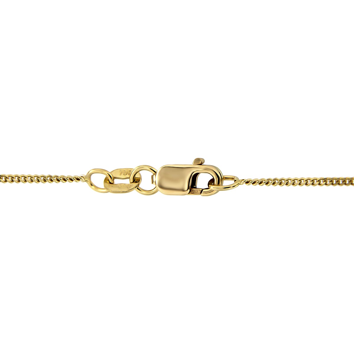 18K Yellow Gold  Chain (Size - 16),  Gold Wt. 1.8 Gms