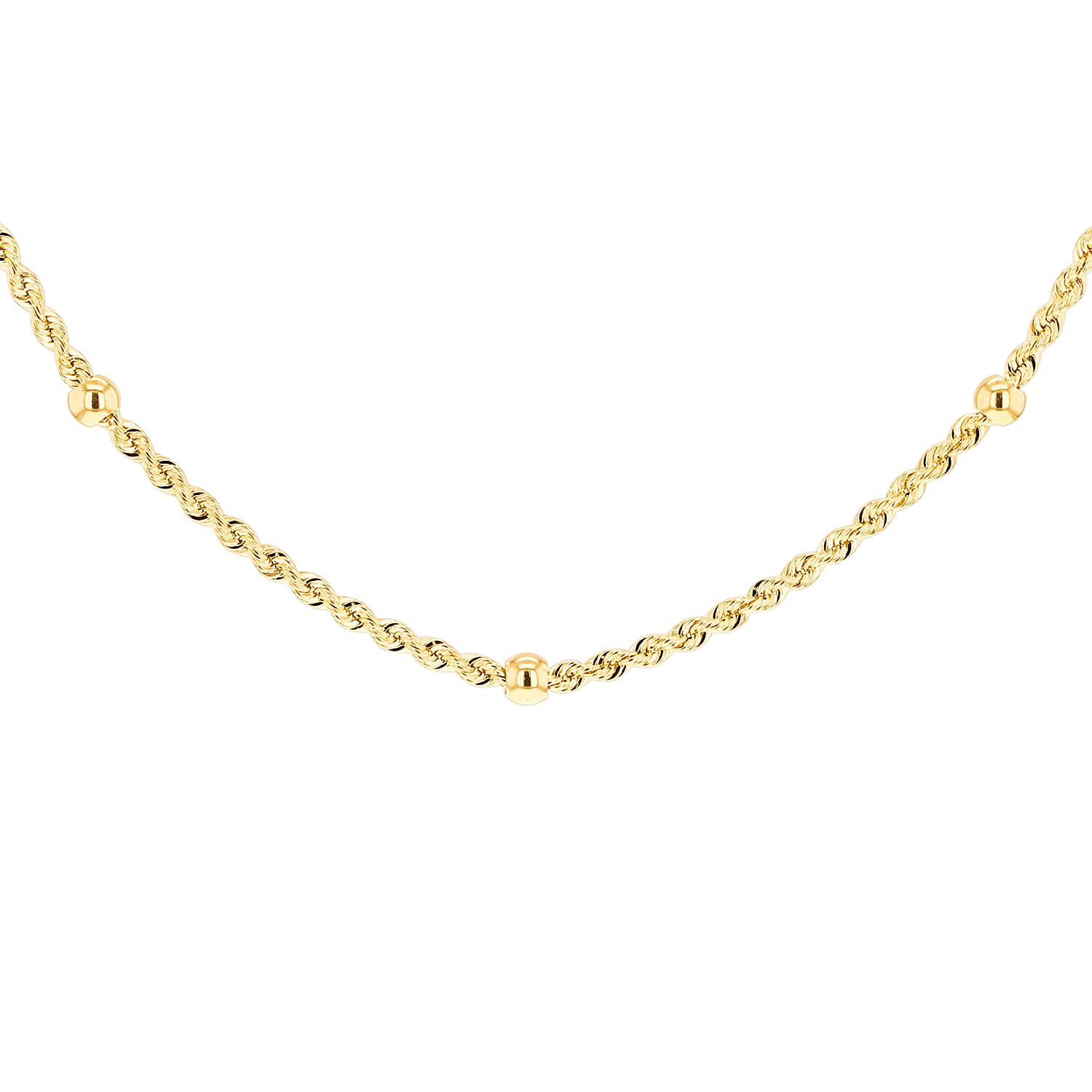 9K Yellow Gold  Chain (Size - 18),  Gold Wt. 3.5 Gms