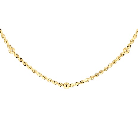 9K Yellow Gold  Chain (Size - 18),  Gold Wt. 3.5 Gms