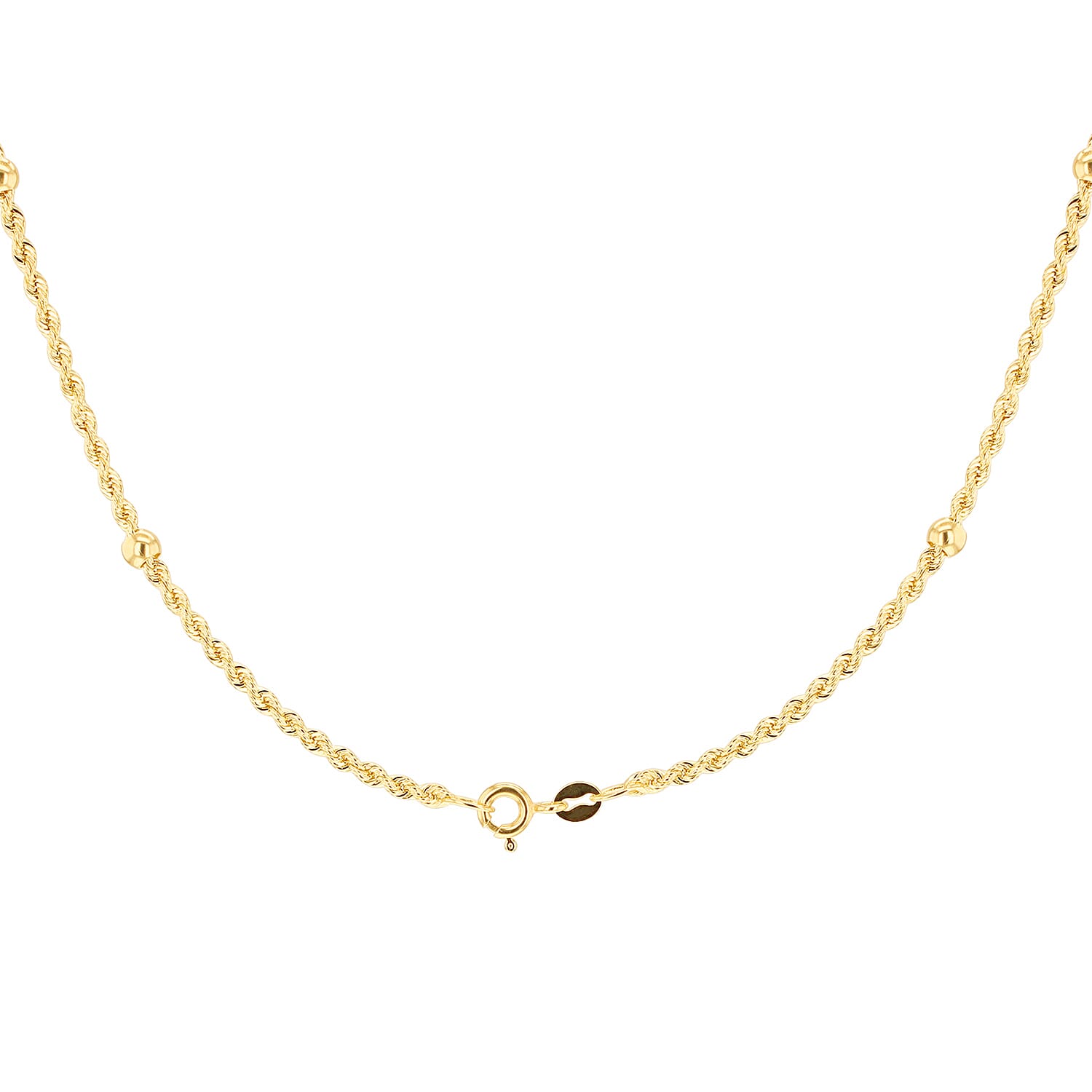 9K Yellow Gold  Chain (Size - 18),  Gold Wt. 3.5 Gms