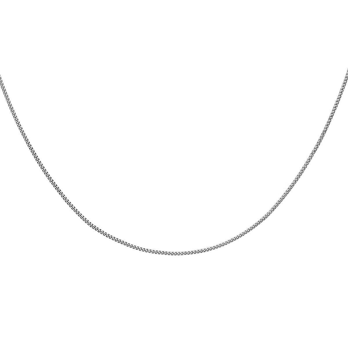 18K W Gold  Chain (Size - 16),  Gold Wt. 1.7 Gms