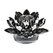 Exquisite Crystal Lotus Flower Rotating Candle Holder