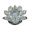 Exquisite Crystal Lotus Flower Rotating Candle Holder