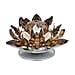 Exquisite Crystal Lotus Flower Rotating Candle Holder