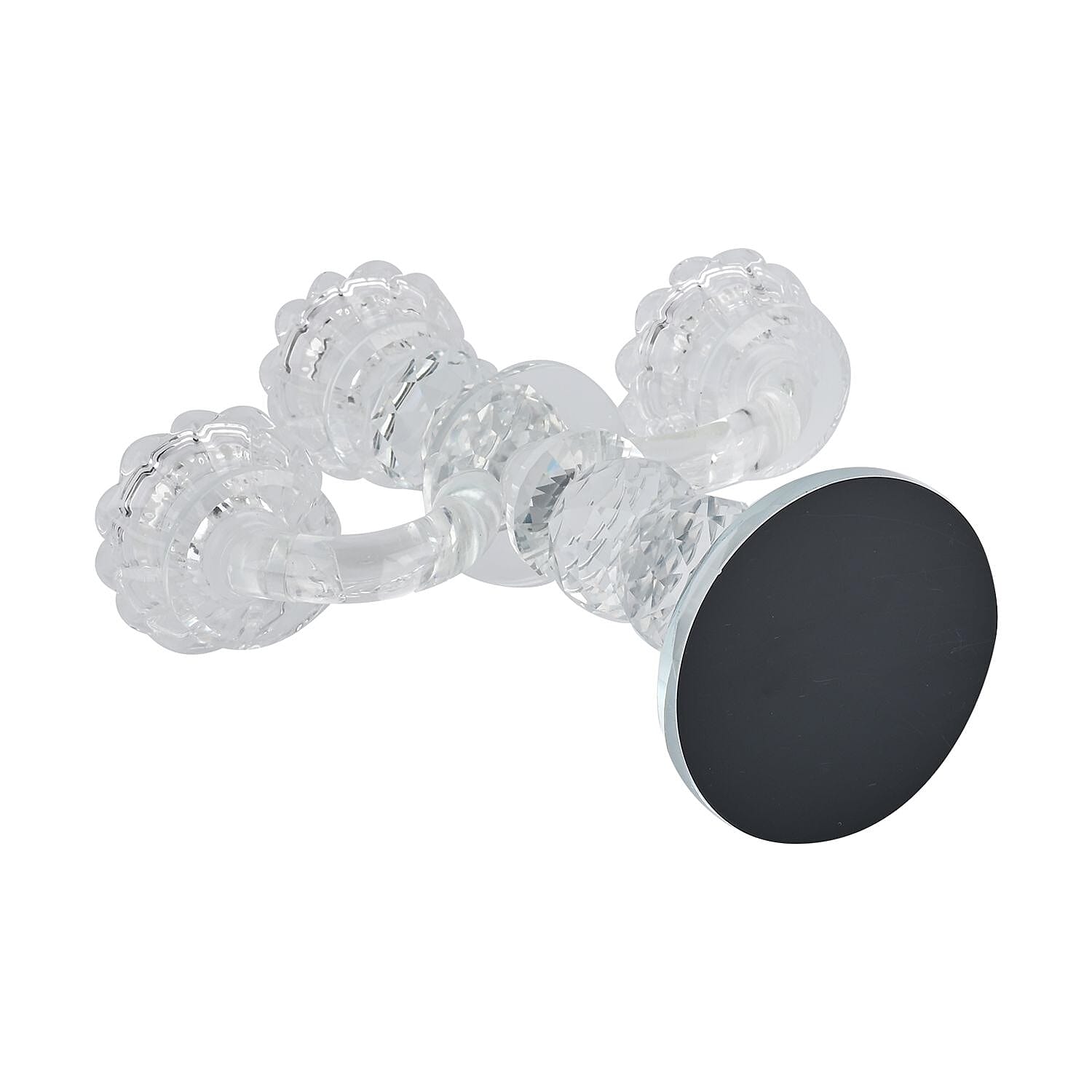 Crystal Candle Holder - Round