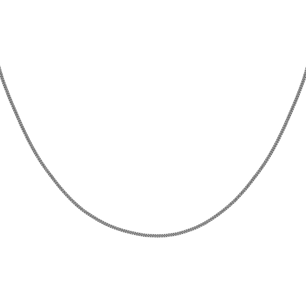 18K W Gold  Chain (Size - 18),  Gold Wt. 1.9 Gms