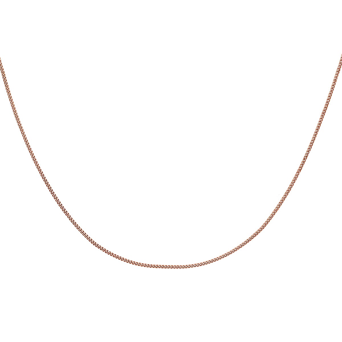 18K Rose Gold  Chain (Size - 20),  Gold Wt. 1.2 Gms