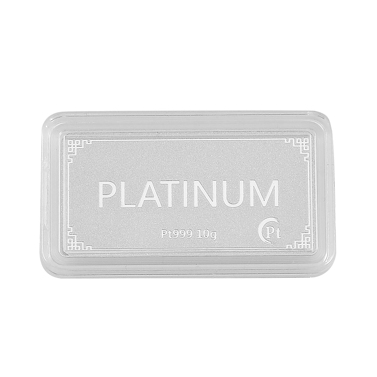 FIRST TIME EVER- PLATINUM BAR (999.99% Purity Size35x17.5x0.75) 10Grm