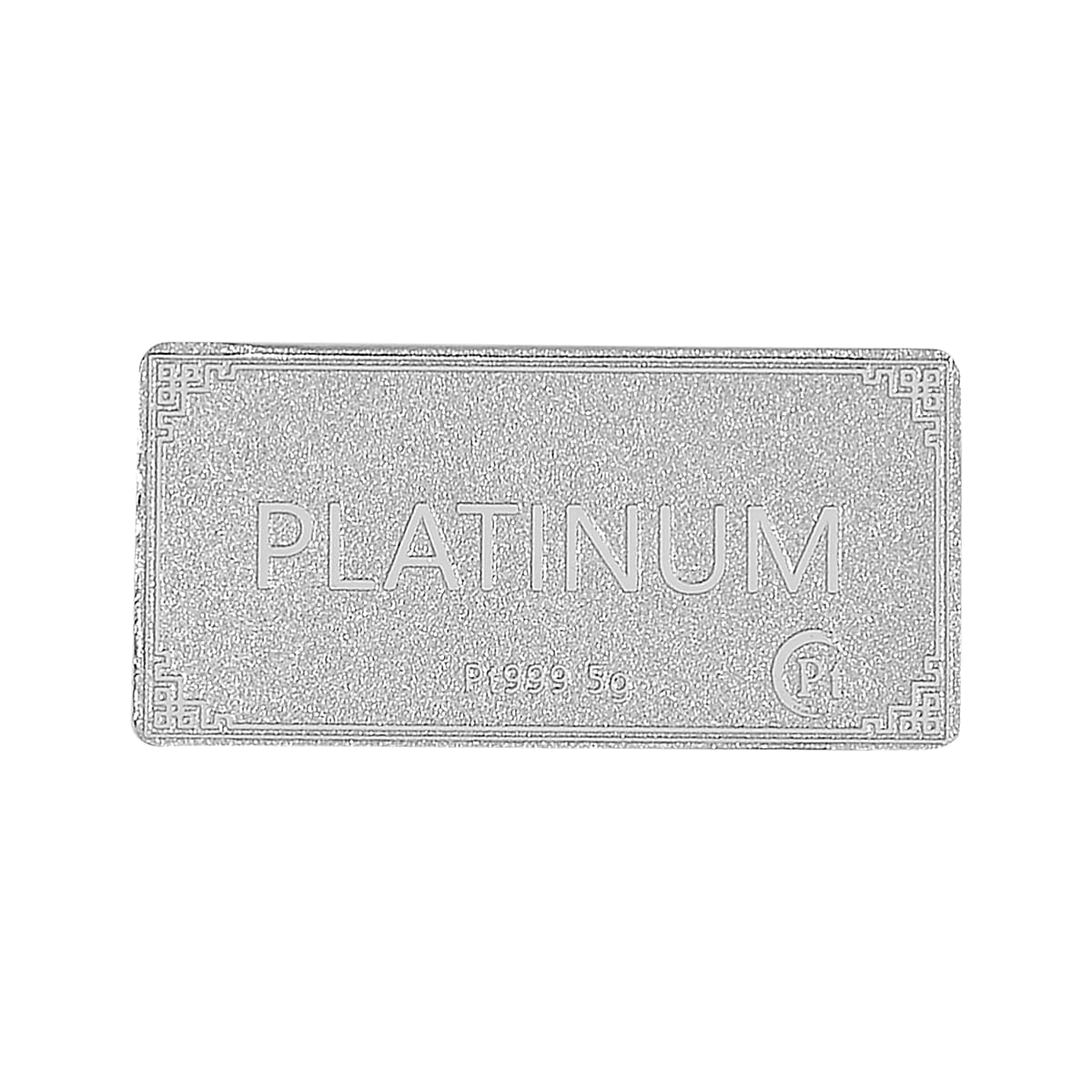 Biggest One Time Offer - 999 Platinum (99.9% Platinum Purity)  Bar Wt. 5.00 Gms