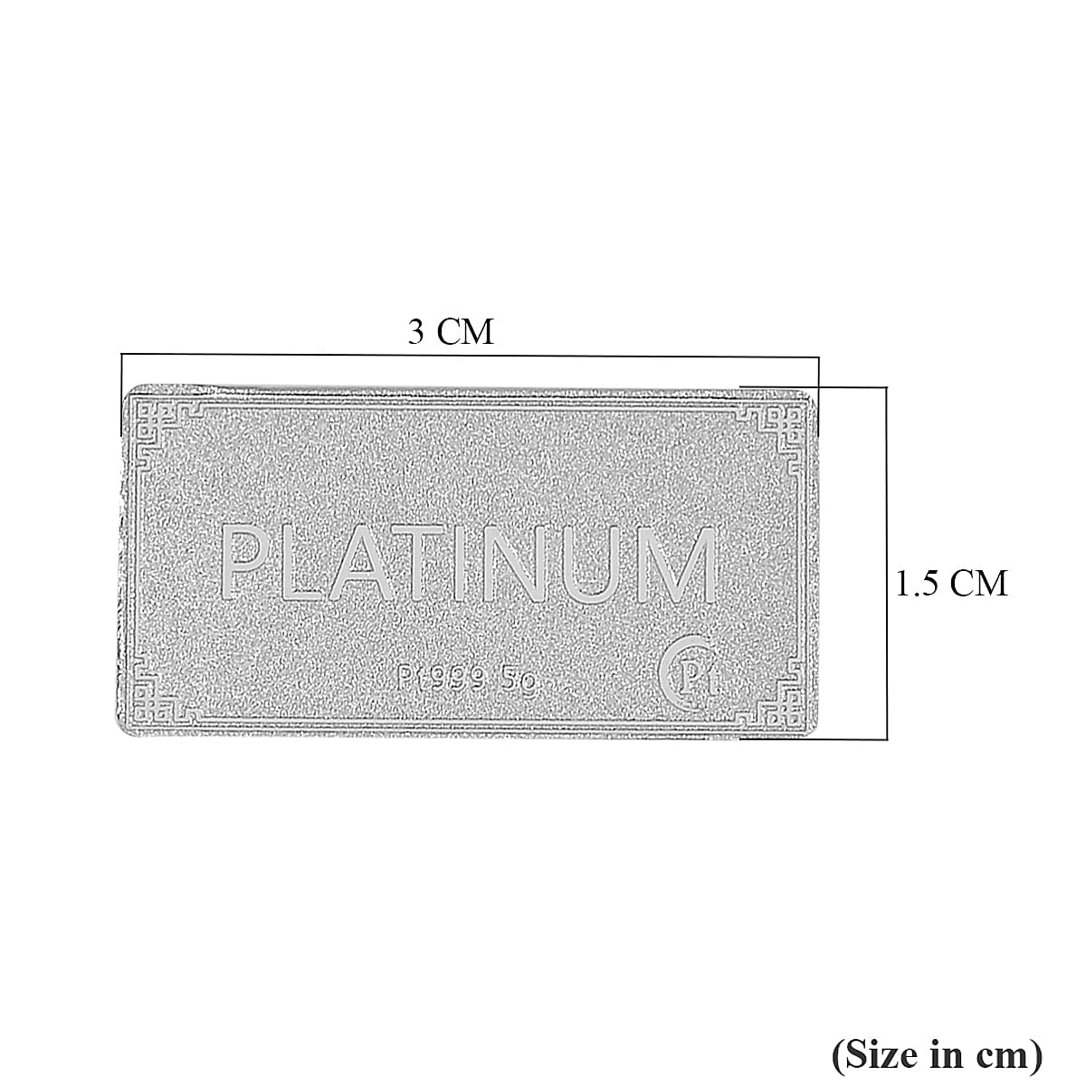 Biggest One Time Offer - 999 Platinum (99.9% Platinum Purity)  Bar Wt. 5.00 Gms