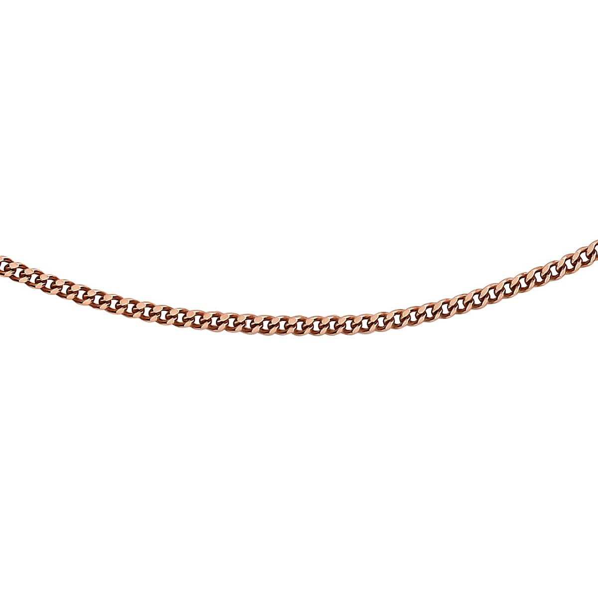 18K Rose Gold  Chain (Size - 18),  Gold Wt. 1.1 Gms