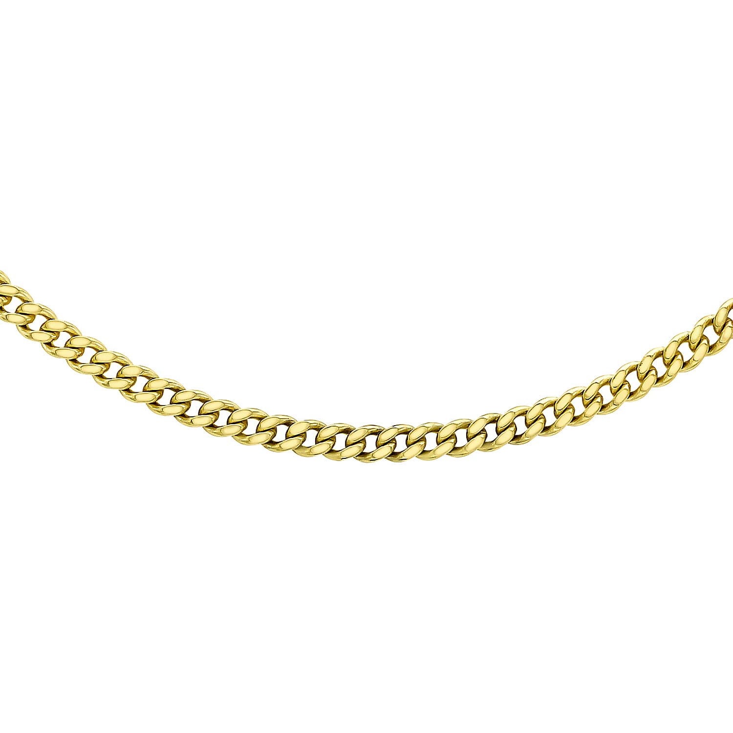 18K W Gold  Chain (Size - 20),  Gold Wt. 3.9 Gms