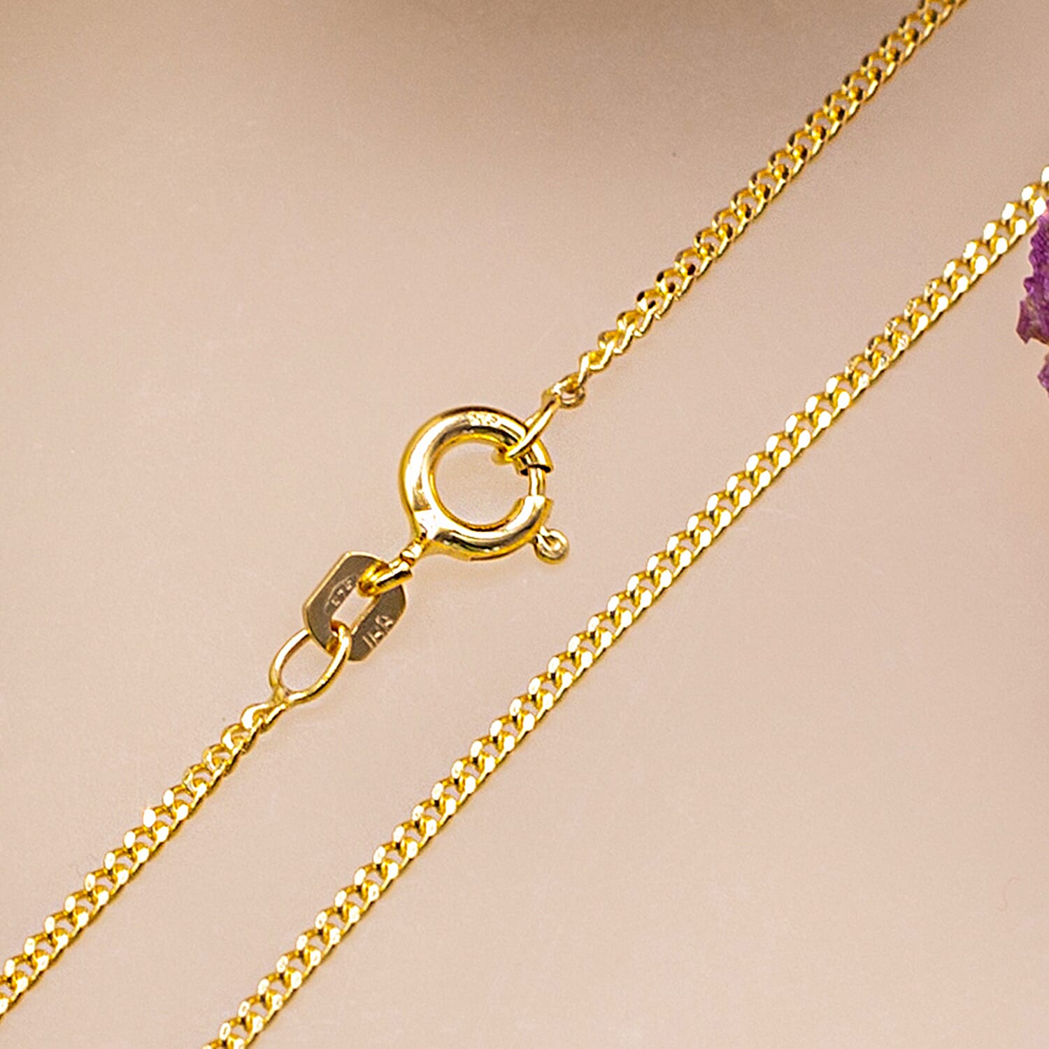 18K W Gold  Chain (Size - 20),  Gold Wt. 3.9 Gms