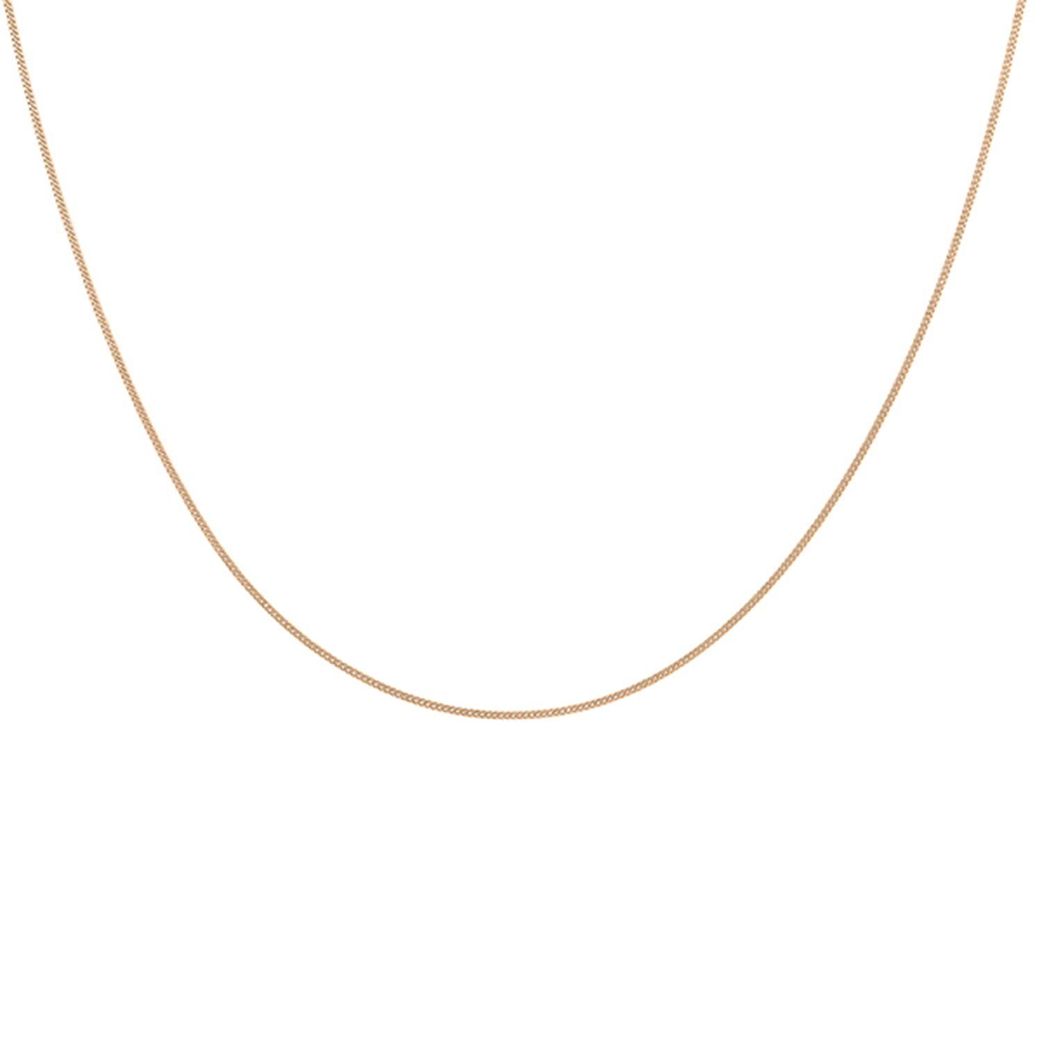 18K Rose Gold  Chain (Size - 20),  Gold Wt. 2 Gms