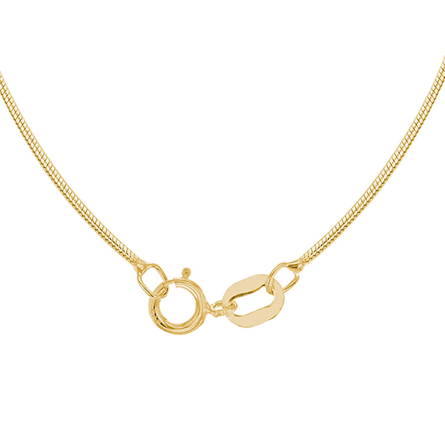 18K Yellow Gold  Chain (Size - 18),  Gold Wt. 3.5 Gms