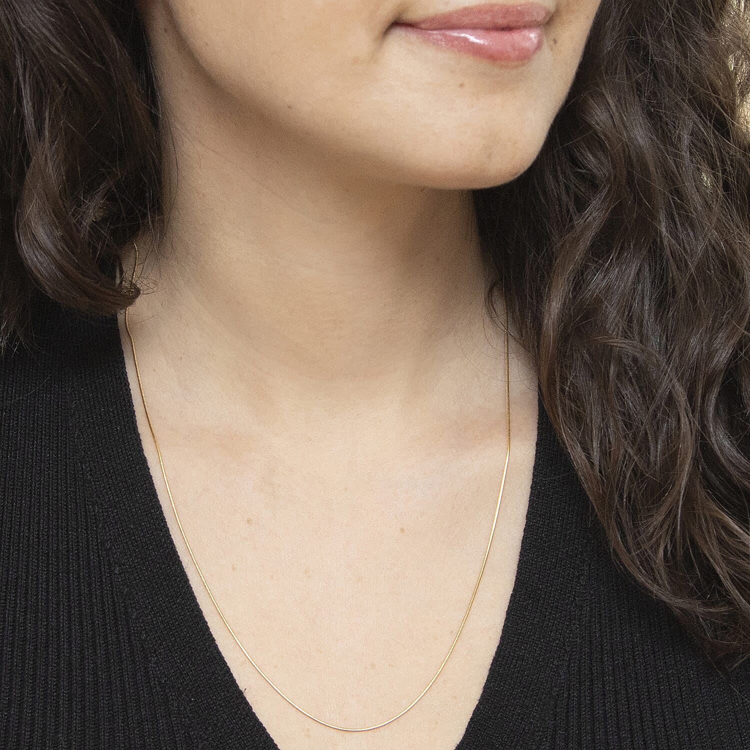 18K Yellow Gold  Chain (Size - 20),  Gold Wt. 3.9 Gms