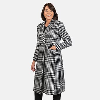 https://tjcuk.sirv.com/Products/75/7/7574659/Tamsy-Houndstooth-Pattern-Longline-Coat-Size-M-14-Black-White_7574659_1.jpg?w=342&h=342