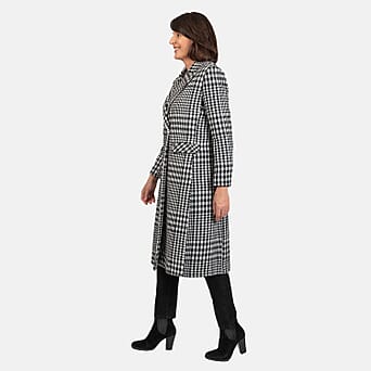 https://tjcuk.sirv.com/Products/75/7/7574659/Tamsy-Houndstooth-Pattern-Longline-Coat-Size-M-14-Black-White_7574659_2.jpg?w=342&h=342