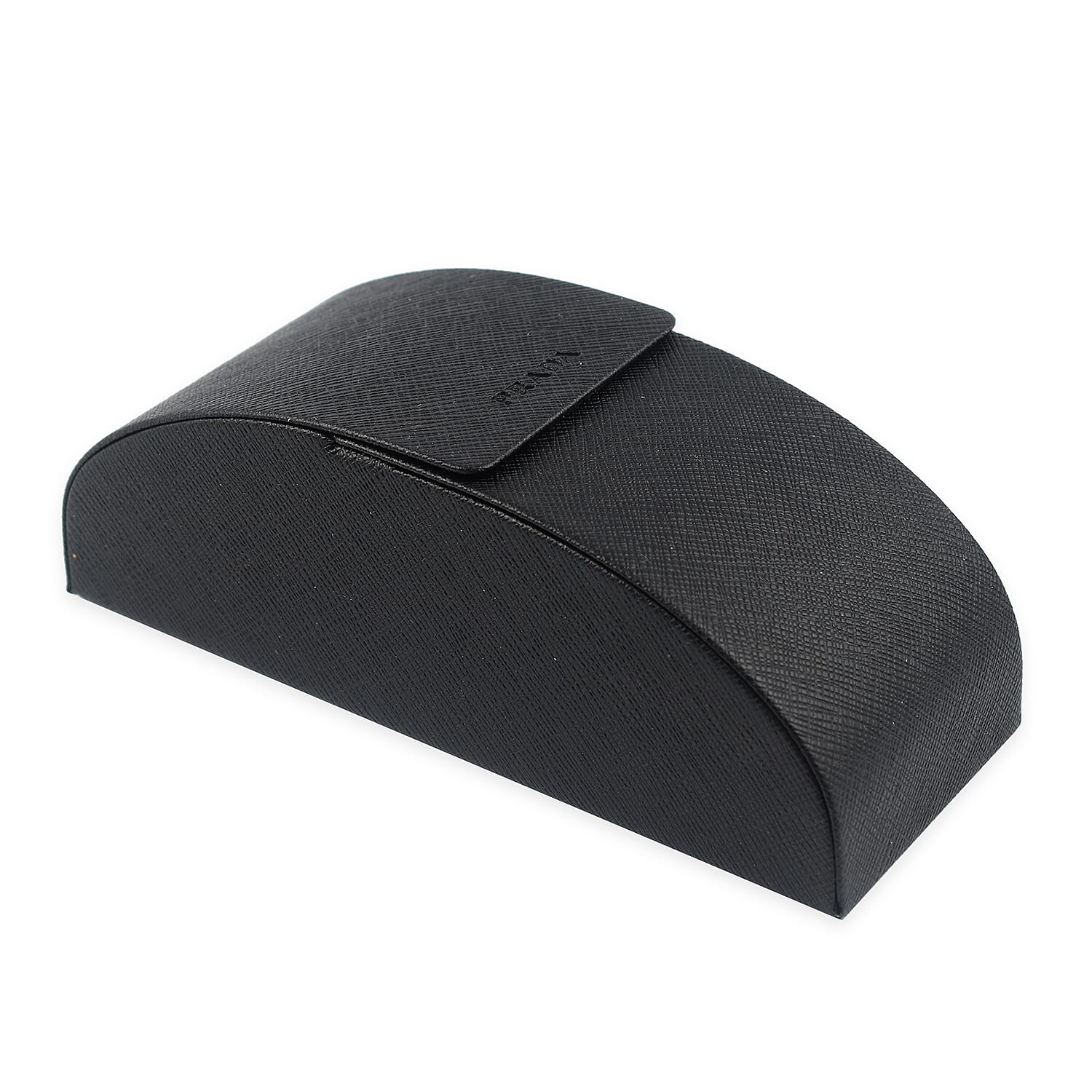 Designer Closeout- PRADA Square Edge Sunglasses - Black