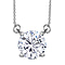 White Cubic Zirconia  Fancy Necklace (Size - 20) in Vermeil YG Sterling Silver 1.46 ct  3.480  Ct.