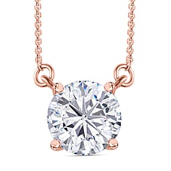  White Cubic Zirconia Fancy Necklace (Size - 20) in Platinum Overlay Sterling Silver 1.46 ct 3.480 Ct.